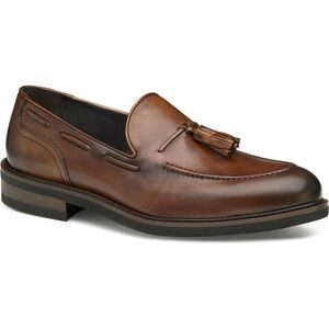 Johnston & Murphy Brown Leather Tassel Loafer
